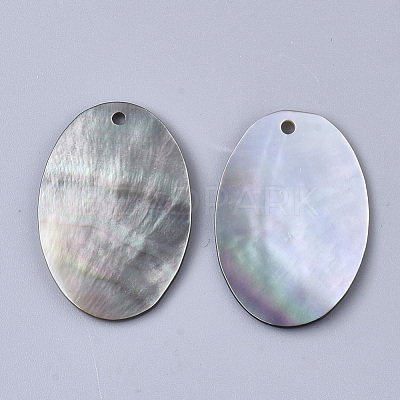 Black Lip Shell Pendants X-SSHEL-S251-33B-1