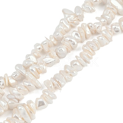 Electroplated Shell Pearl Beads Strands BSHE-H113-01A-1