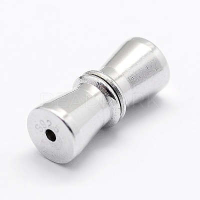 925 Sterling Silver Screw Clasps STER-G021-04P-6mm-1