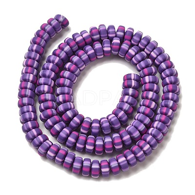 Polymer Clay Beads Strands CLAY-H006-02N-1
