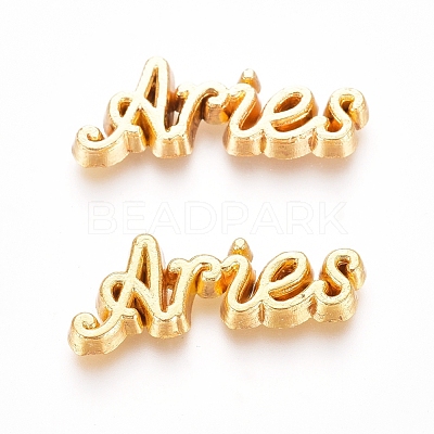 Golden Plated Alloy Cabochons PALLOY-WH0068-08A-1