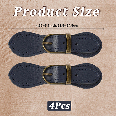 Leather Toggle Buckle AJEW-CL0003-73B-1