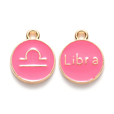 Alloy Enamel Pendants ENAM-S124-01A-03K-1