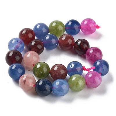 Dyed Natural Malaysia Jade Beads Strands G-G021-01B-06-1