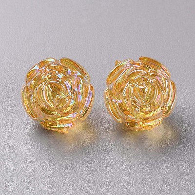 Transparent Acrylic Beads TACR-S154-31C-919-1