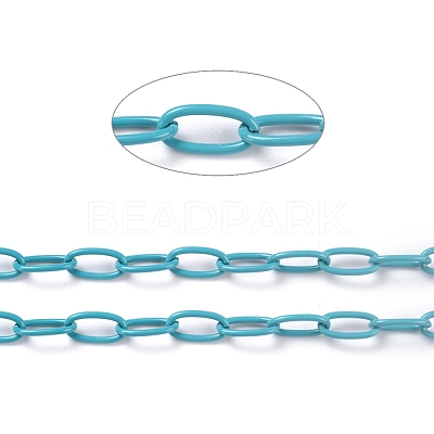 3.28 Feet Spray Painted Brass Cable  Chains X-CHC-H103-02B-1