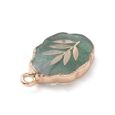 Natural Green Strawberry Quartz Pendants LS-G-K333-01G-1
