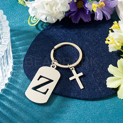 1Pc Stainless Steel Keychains KEYC-TADJ0001-08Z-1
