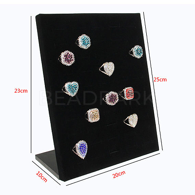 Velvet Finger Ring Display Stands CON-PW0001-163B-1