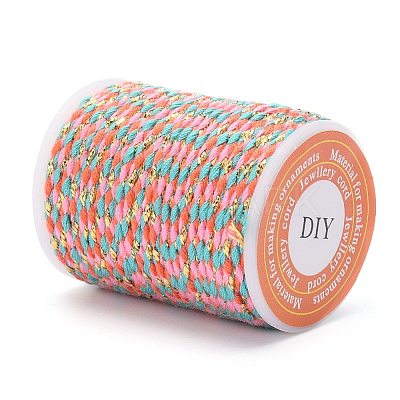 4-Ply Polycotton Cord with Metallic Thread OCOR-Z003-D32-1
