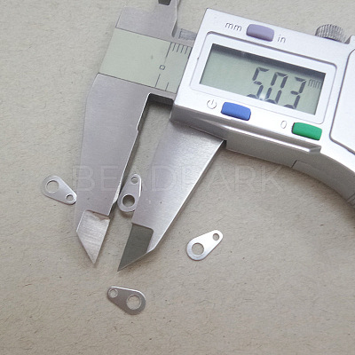 Non-Tarnish 316 Surgical Stainless Steel Chain Tabs STAS-L236-04C-1