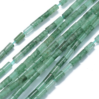 Natural Green Aventurine Beads Strands G-F631-B05-1