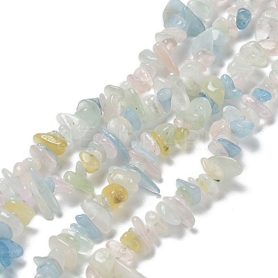 Natural Morganite Beads Strands G-S363-021-01-1