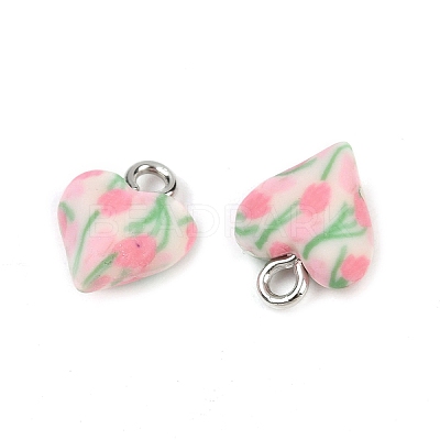 Handmade Polymer Clay Charms CLAY-G112-01K-1