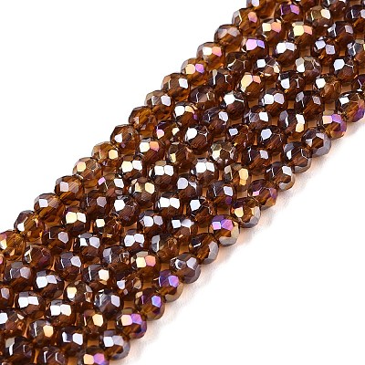 Electroplate Glass Beads Strands LS-EGLA-A044-T2mm-B02-1