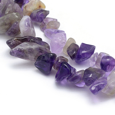 Natural Amethyst Beads Strands G-P332-07-1