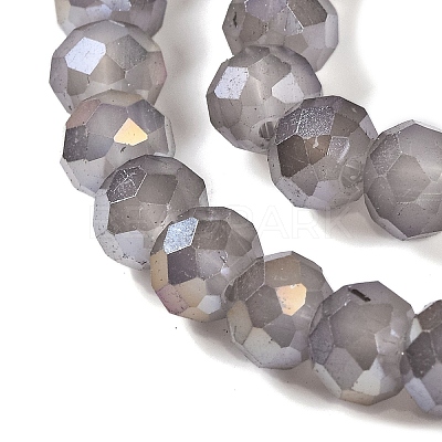 Baking Electroplate Glass Beads Strands DGLA-A039-J6MM-B06-1