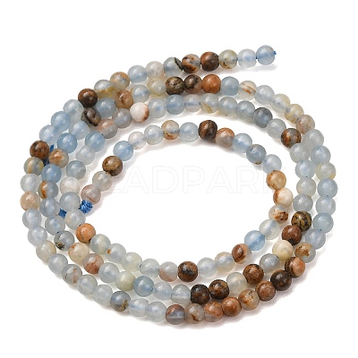 Natural Blue Calcite Beads Strands G-E576-09F-1
