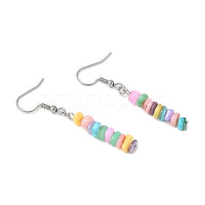 Natural Shell Jewelry Sets SJEW-JS01355-1
