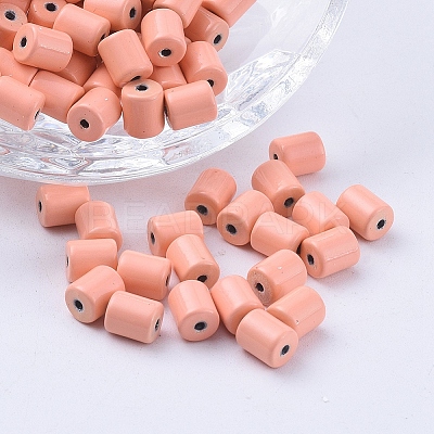 Spray Painted Alloy Beads PALLOY-G268-N02-008-1
