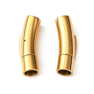 304 Stainless Steel Bayonet Clasps STAS-I013-6mm-G-1