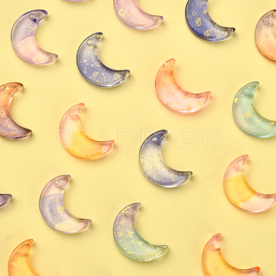100Pcs 5 Colors Glass Pendants GLAA-CJ0001-64-1