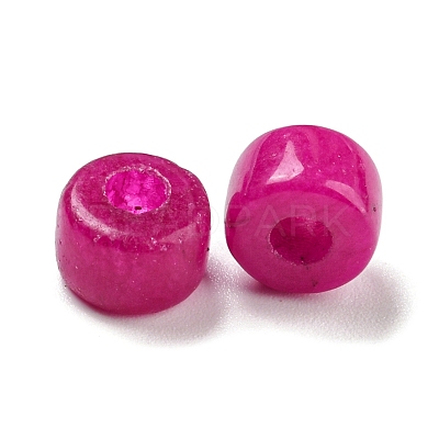 Natural White Jade Dyed Beads G-G003-A06-01-1