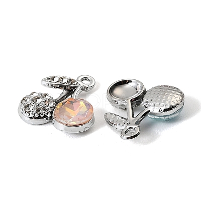 Alloy Rhinestone Pendants FIND-K032-38P-1