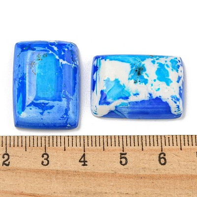 Synthetic Imperial Jasper Cabochons G-N342-26C-1-1
