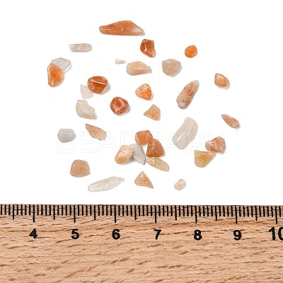 Natural Red Aventurine Chip Beads X-G-O103-01-1
