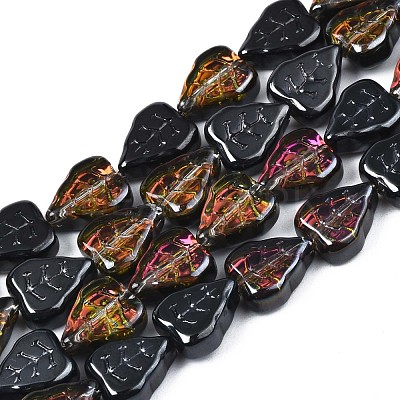 Electroplate Glass Beads Strands EGLA-S188-16-C01-1