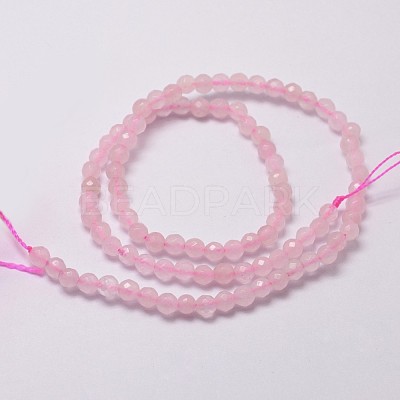 Natural Rose Quartz Beads Strands X-G-D840-20-4mm-1