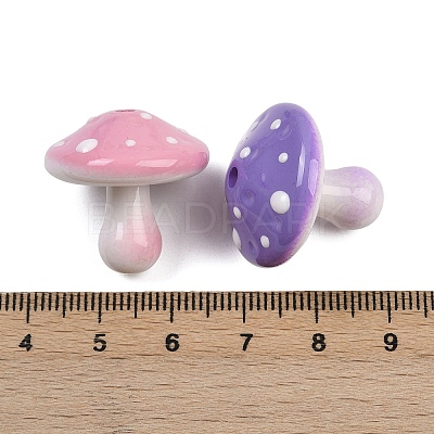 Opaque Acrylic Beads MACR-C036-02-1