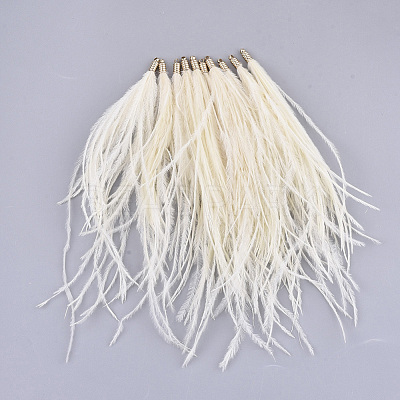 Ostrich Feather Tassel Big Pendant Decorations FIND-S302-08F-1