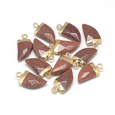 Synthetic Goldstone Pointed Pendants G-Q966-03-1