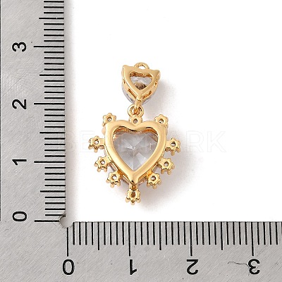 Brass Glass Charms KK-P340-02G-03-1