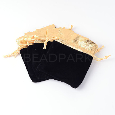 Rectangle Velvet Jewelry Bag X-TP-R001-10x12-01-1