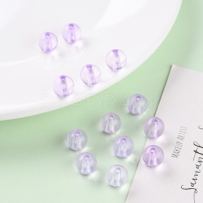 Transparent Acrylic Beads X-MACR-S370-A10mm-746-1