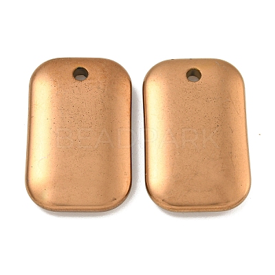 Electroplated Synthetic Non-Magnetic Hematite Pendants G-C136-05E-1