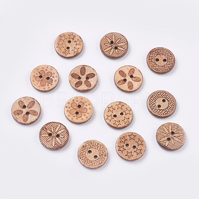Wooden Buttons BUTT-K007-13-1