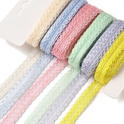 Polyester and Nylon Wavy Edged Ribbon Sets DIY-Z029-01E-1