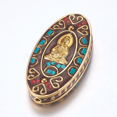 Handmade Indonesia Beads IPDL-F023-19C-1