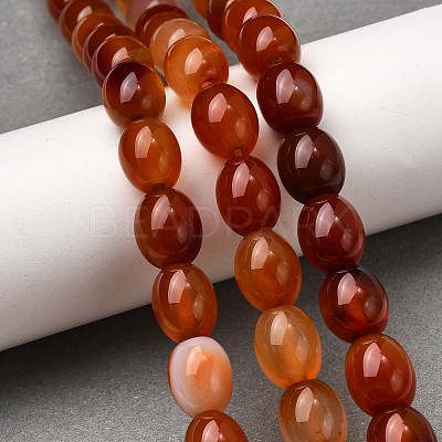 Natural Red Agate Beads Strands G-F801-F01-03A-1