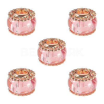 5Pcs Alloy European Beads MPDL-TADJ0001-02D-1