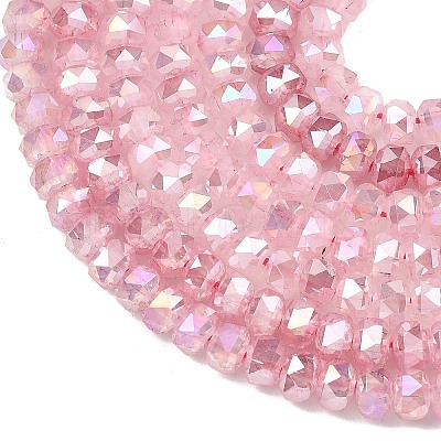 Imitation Jade Glass Beads Strands EGLA-F167-03A-06-1