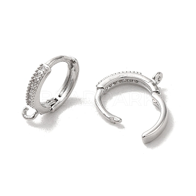 Brass Hoop Earring Findings FIND-Z039-32P-1