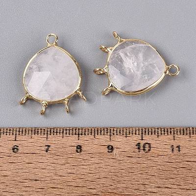 Natural Quartz Crystal Chandelier Component Links G-Q606-50G-1