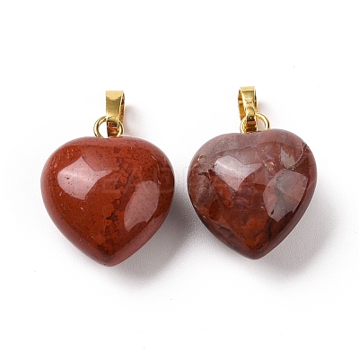 Natural Red Jasper Pendants G-I311-A25-G-1