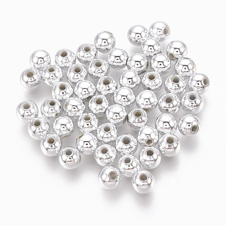 ABS Plastic Beads KY-G007-8mm-S-1