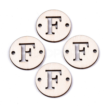 Unfinished Natural Poplar Wood Links Connectors WOOD-S045-140B-01F-1